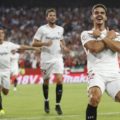 La Liga takımı Sevilla gol sevinci
