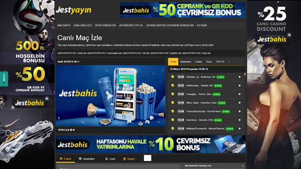 Jestyayin.com Yeni Canlı Maç İzleme Adresi