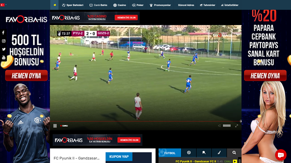 Favoritv.com Yeni Canlı Maç İzleme Adresi