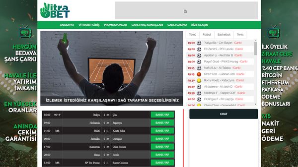 Vitrabet.tv Yeni Canlı Maç İzleme Adresi