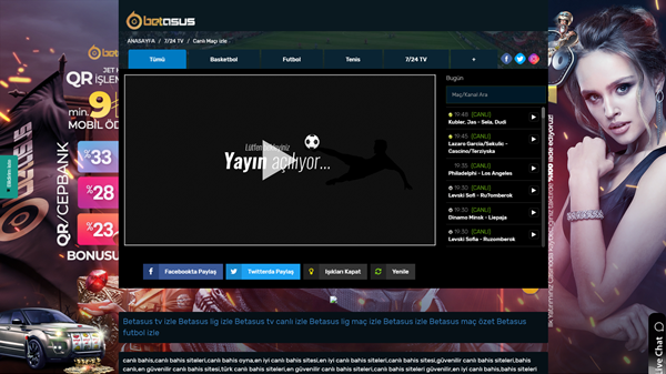 Betasus.tv Yeni Canlı Maç İzleme Adresi