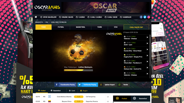 Oscarbahis.tv Yeni Canlı Maç İzleme Adresi