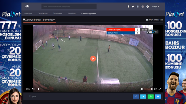 Piabet.tv Yeni Canlı Maç İzleme Adresi