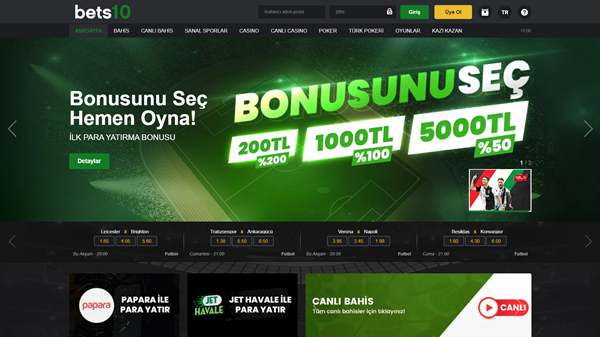 Bets10 Techson altyapısı