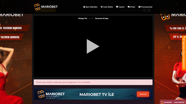 Mariobettv.com Yeni Canlı Maç İzleme Adresi