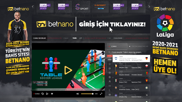 Betnano23.tv Yeni Canlı Maç İzleme Adresi