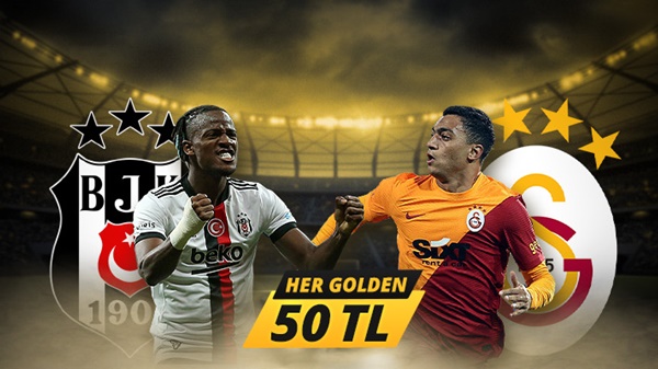 Beşiktaş - Galatasaray Derbisinde Mobilbahis’ten Her Gole 50 TL Bonus