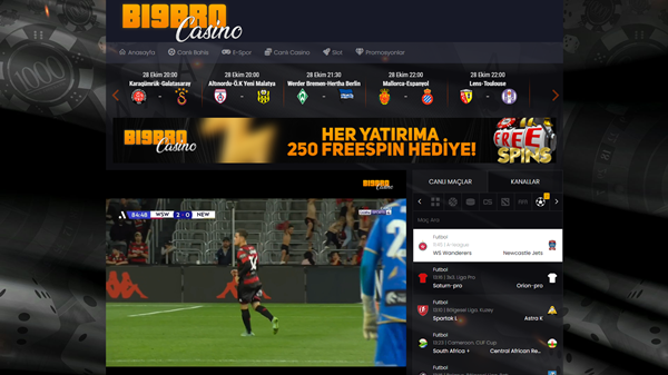 Bigbrocasinotv.com Yeni Canlı Maç İzleme Adresi